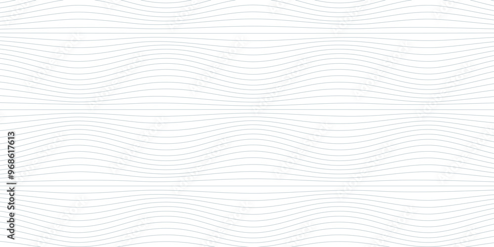 Poster abstract minimal background with thin wavy lines. dynamic stripes pattern