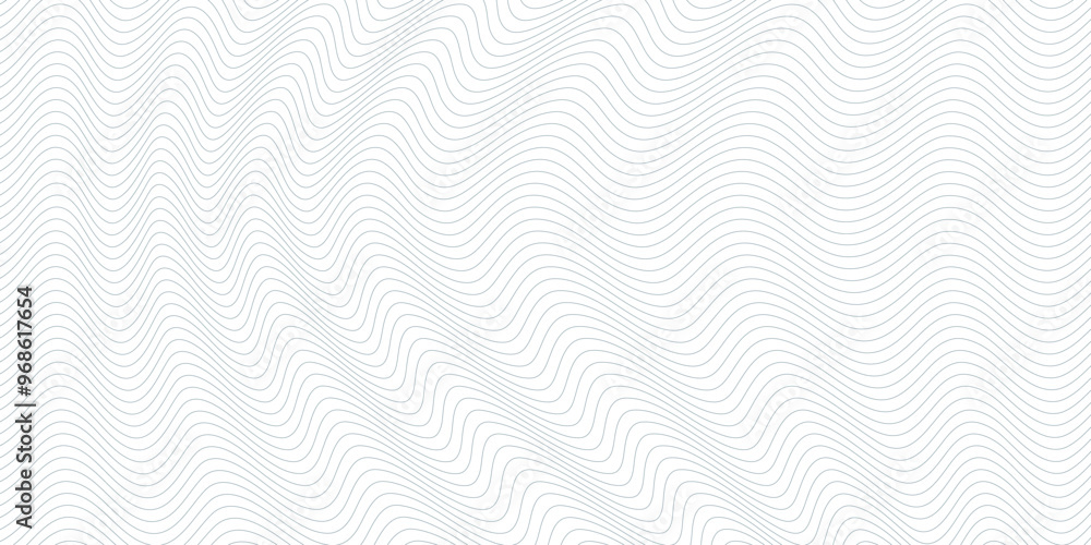 Poster abstract background with wavy thin lines. optical illusion for simple geometric backdrop