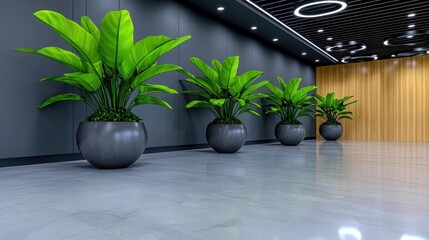 A sleek pastel-colored office with ergonomic chairs large desks and a minimalist design for efficient work