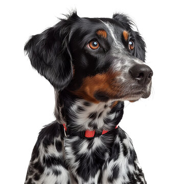 Aspin dog isolated on transparent background. Generated ai