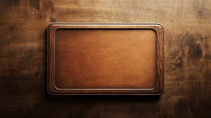 Bronze plaque mounted on a smooth maple wood surface, offering a dignified and elegant presentation for branding or commemoration.