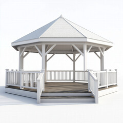 Naklejka premium Gazebo Isolated