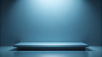 Modern background for product display in light black and blue colors