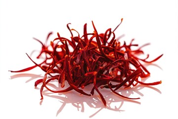 Fototapeta premium A high-quality close-up photo of saffron spice
