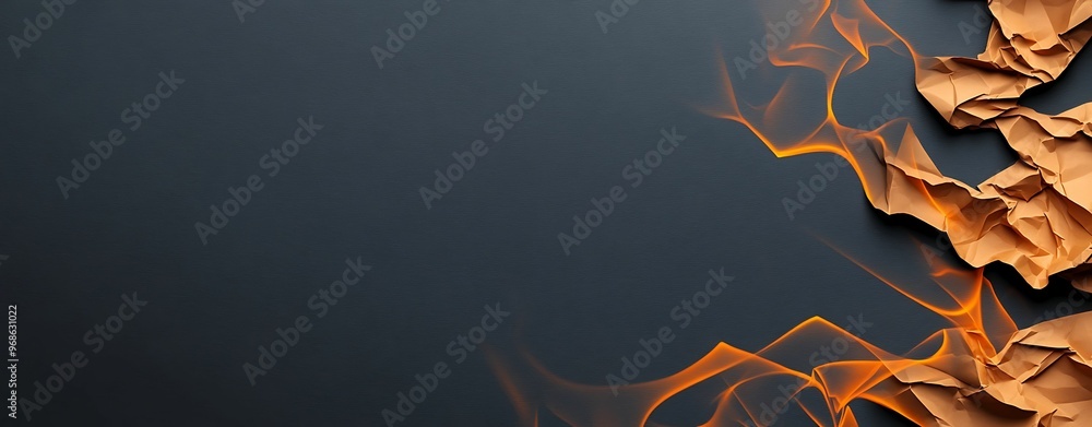 Poster energetic doodle style grunge paper abstract background in clear light with sharp focus