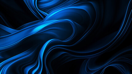 Obraz premium Black dark azure cobalt sapphire blue abstract background