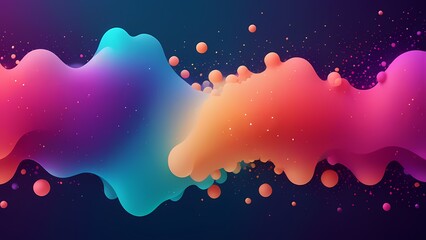abstract colorful gradient background design wallpaper