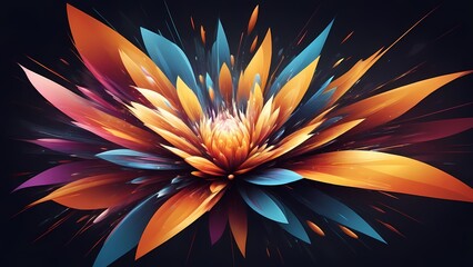 abstract colorful gradient background design wallpaper