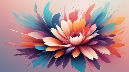 abstract colorful gradient background design wallpaper