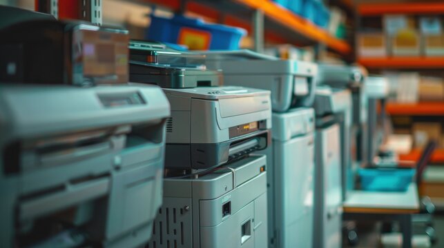 Photocopiers: Machines for copying pages from books or documents, available for public use and often found near the research or reference areas.
