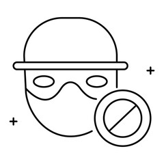 Fraud Prevention Vector Icon Design, security, fraud detection, financial security, cyber protection, anti-fraud, cybersecurity