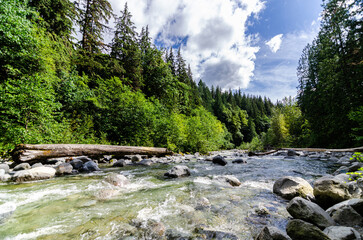 Kettle River near Cascade Falls located Northeast of Mission, British Columbia, Canada