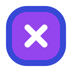 Obraz premium Multiply Icon Filled Two-Tone Style