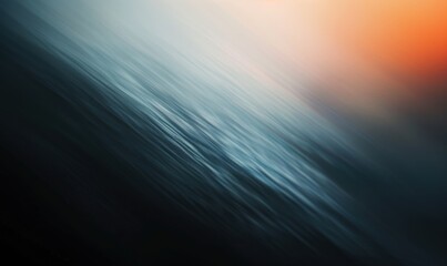 Obraz premium blurred background gradient black, silver and electric orange, extremely smooth transition between colors, glossy