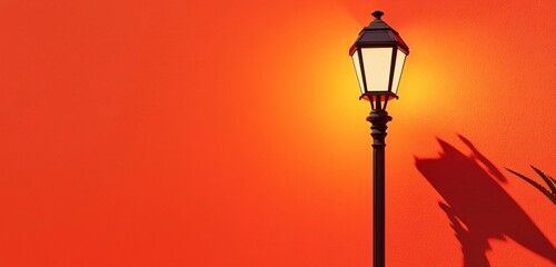 Light lamp with vibrant colors