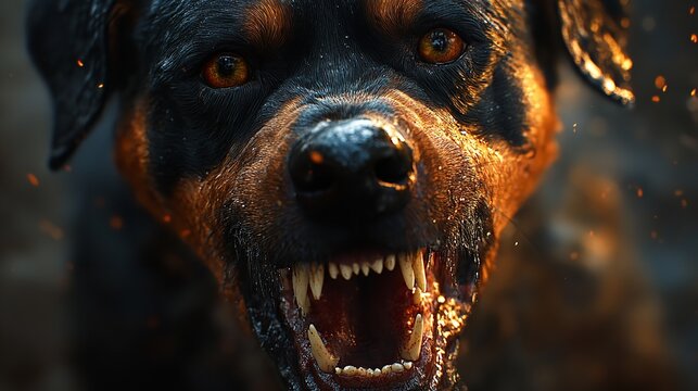 Close Up of Dog With Mouth Open