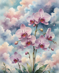 Purple Orchid Flowers