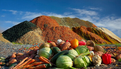 discarded vegetables (food loss)