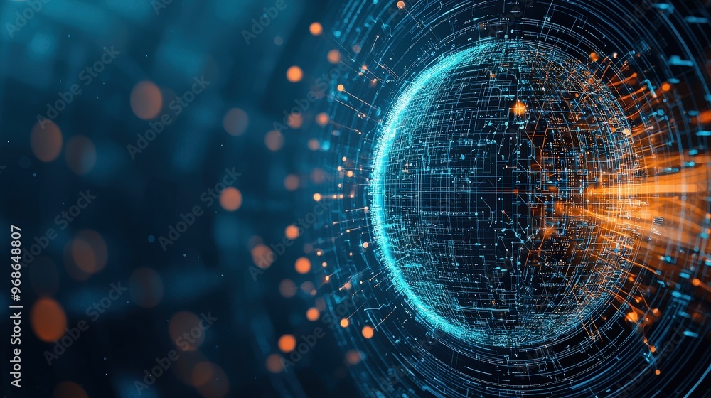 Poster ai-driven logistics management system optimizing global supply chains