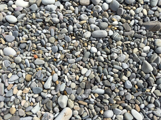 Stone Pebbles as an abstract background. Texture