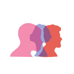 silhouette of a people