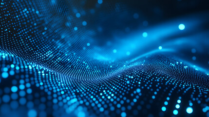 Blue dot abstract background