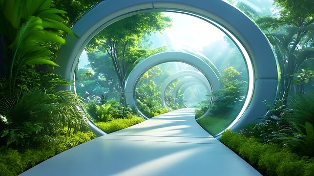 Design firm specializing in creating artificial ecosystems, with advanced biodome architecture to replicate natural environments, offering sustainable habitats for human and non-human life, 
