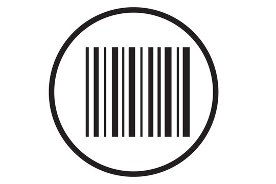 recommend clip art: Business inventory barcode / bar code line art icon for apps and websites
