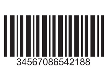 Business inventory barcode / bar code line art icon for apps and websites