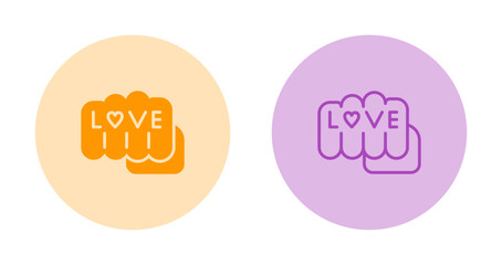 Love tattoo Vector Icon
