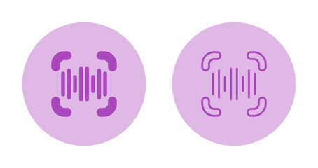 Voice Recognition Vector Icon