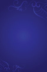 Ornamental Blue Background for Wedding Invitations