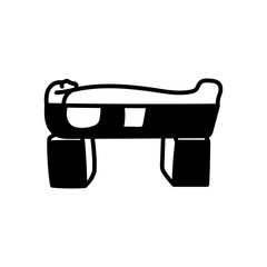 Mummy Glyph Icon, Vector illustration