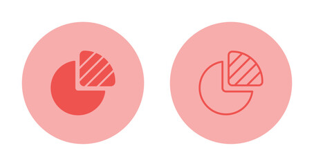 Obraz premium Market Share Vector Icon