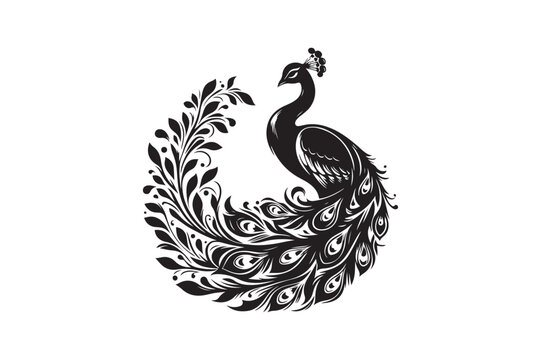recommend clip art: 
                    Peacock silhouette vector illustration, Peacock silhouette vector , Peacock silhouette , Peacock silhouette PNG. 