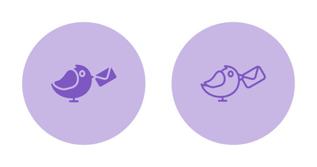  Carrier Pigeon Vector Icon