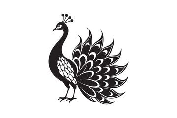 
Peacock silhouette vector illustration, Peacock silhouette vector , Peacock silhouette , Peacock silhouette PNG. 