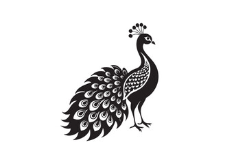 
Peacock silhouette vector illustration, Peacock silhouette vector , Peacock silhouette , Peacock silhouette PNG. 