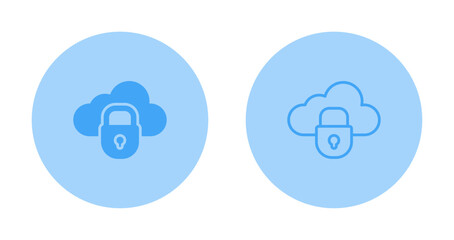 Private Cloud Vector Icon
