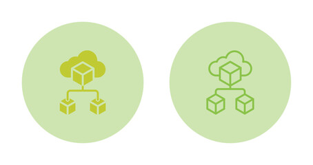 Cloud Infrastructure Vector Icon