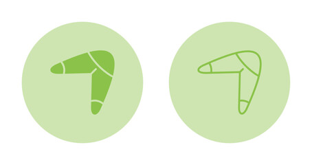 Boomerang Vector Icon