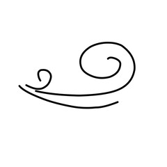 Doodle wind motion