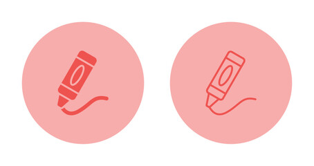 Obraz premium Crayon Vector Icon