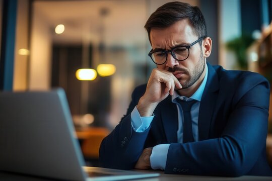 A business leader making difficult decisions about workforce reductions during tough economic times, Symbol of responsibility, Ethical leadership