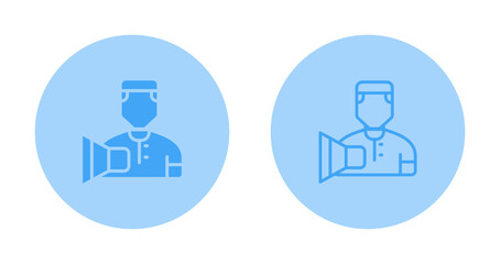 Fototapeta premium Advertiser Vector Icon