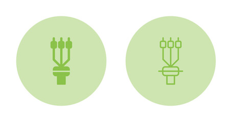 Fototapeta premium Cable Termination Sleeve Vector Icon
