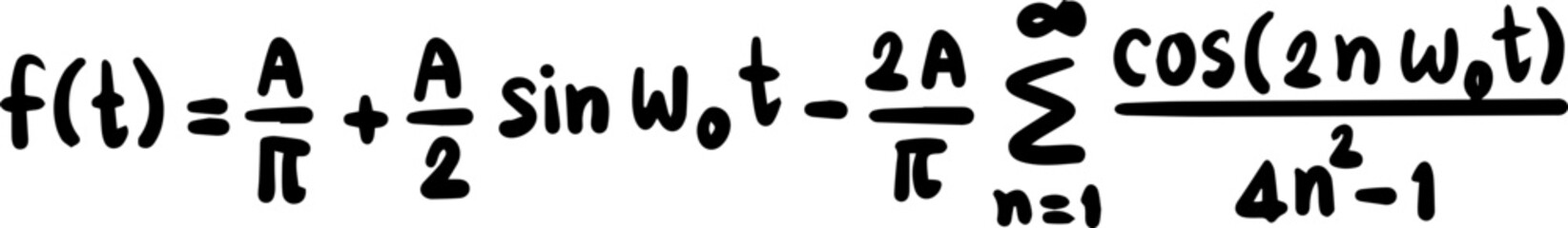 waveforms graph physics trigonometric Fourier Series