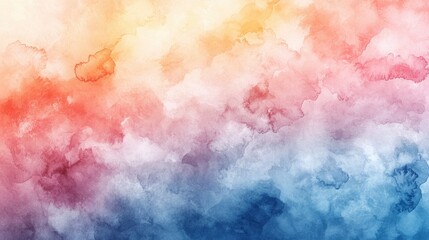 Fototapeta premium Elegant watercolor backdrop with generous copyspace ideal for business meetings, remote team collaboration, and professional interactions, showcasing smooth, flowing colors and a sophisticated