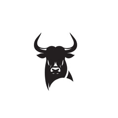 Cow silhouette. cow logo, icon black and white. Cow vector design. Bull, dairy cow