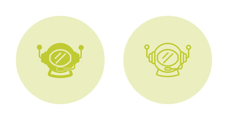 Astronaut Helmet Vector Icon © Graphic Nehar